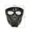 Skull&Skeleton Tactical Motorcycle Mask - Full-Face, Windproof Protective Riding Gear with Colored Goggles for Bike Enthusiasts - Image 6