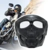 Skull&Skeleton Tactical Motorcycle Mask - Full-Face, Windproof Protective Riding Gear with Colored Goggles for Bike Enthusiasts - Image 3