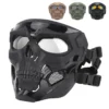 Skull&Skeleton Tactical Motorcycle Mask - Full-Face, Windproof Protective Riding Gear with Colored Goggles for Bike Enthusiasts - Image 2
