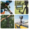 Ulanzi R105 Bicycle Rail Mount Clamp 360° Adjustable Knob with 1/4" Mount for Insta360 Action Camera Monitor Photography Light - Image 5