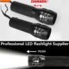 Q5 2000LM 3 Modes Zoomable LED Torch Flashlight With Holder Front LED Bike Bicycle Lights Lamps Lantern For AAA Battery - Image 5