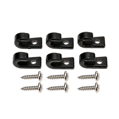 Kayak Accessories J-shaped Buckle Deck Hook Marine Boat Accessories 6 pcs