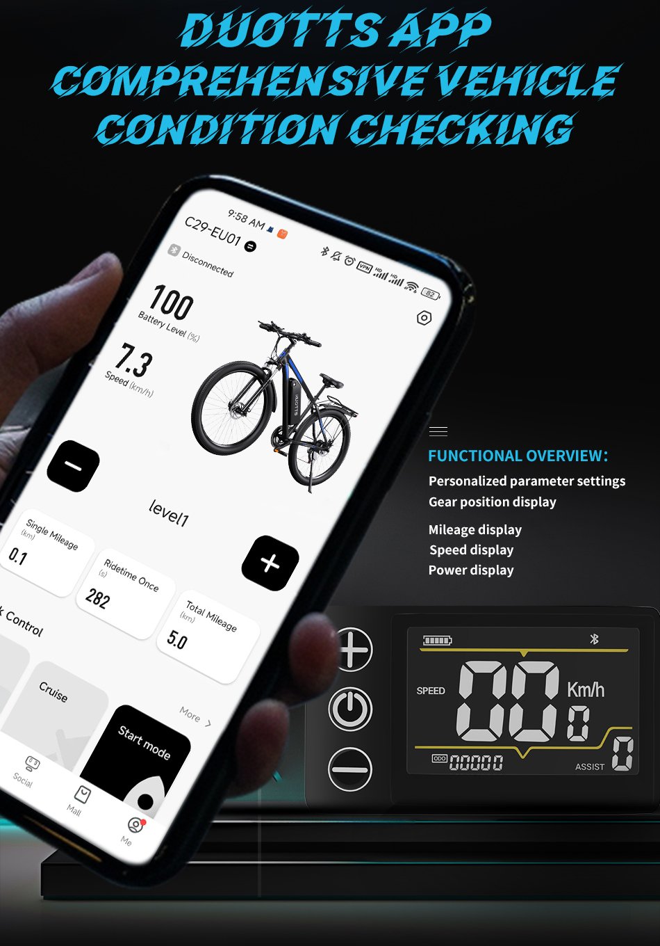 29 inch electric assist bicycle 750w motor 60km range urban commuter e bike