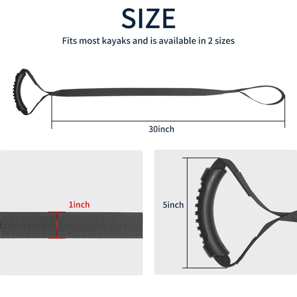adjustable kayak strong handle canoe towing strap