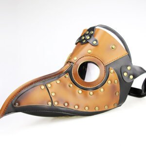 Brass Steampunk Plague Doctor Outfit Halloween Mask HFG090
