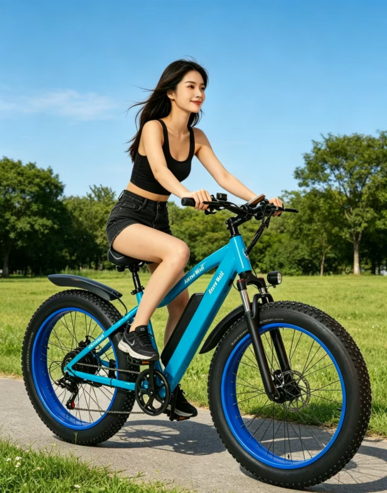 26 '' 350W Hard Tail Snow Electric Bicycle BSX2 - Image 2