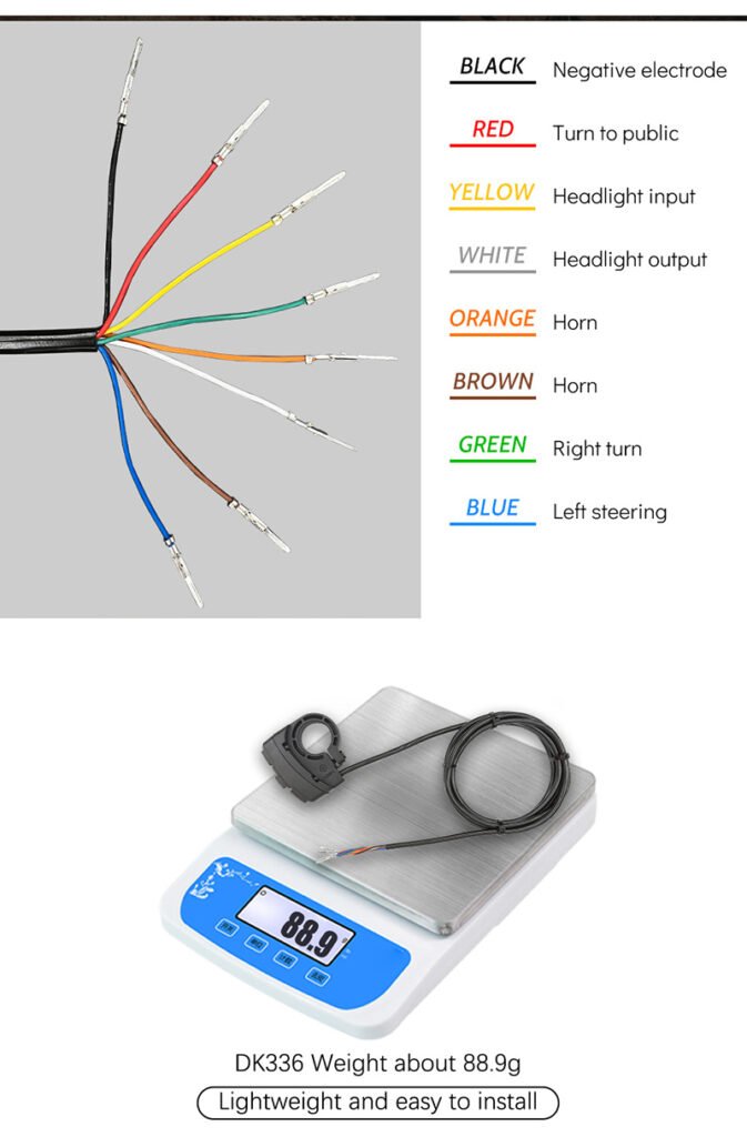 horn headlight steering switch