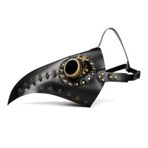 Halloween Steampunk Plague Doctor Beak Medieval Ball Novelty Mask PBM013