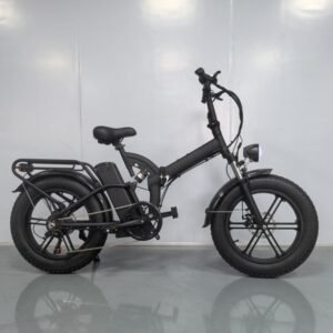 BSOCOOL 20-Inch Folding Fat Tire Adult Variable Speed Snow Electric Bicycle K7