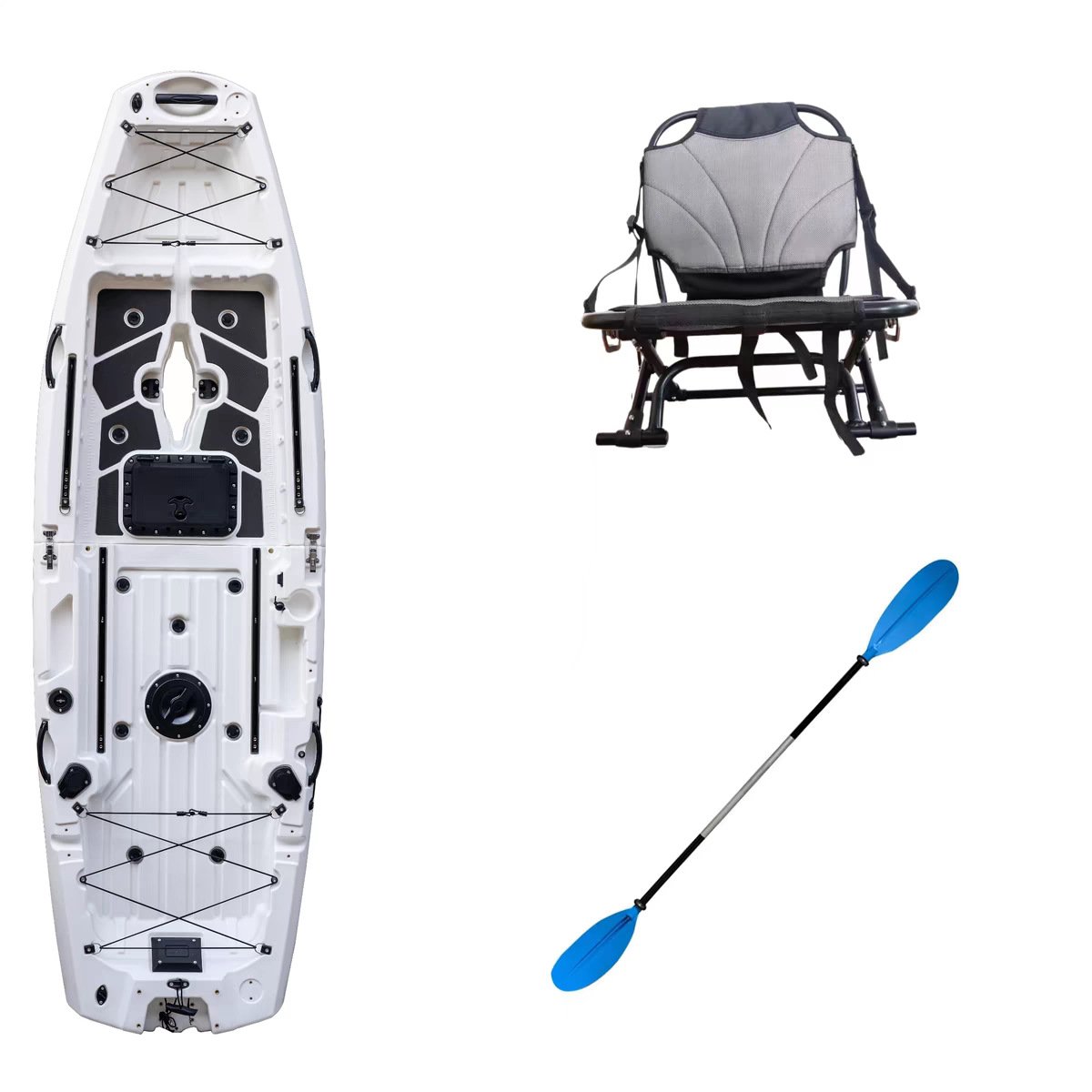 9.5FT Modular Two-Section Detachable Fishing Kayak BS280 - Image 5