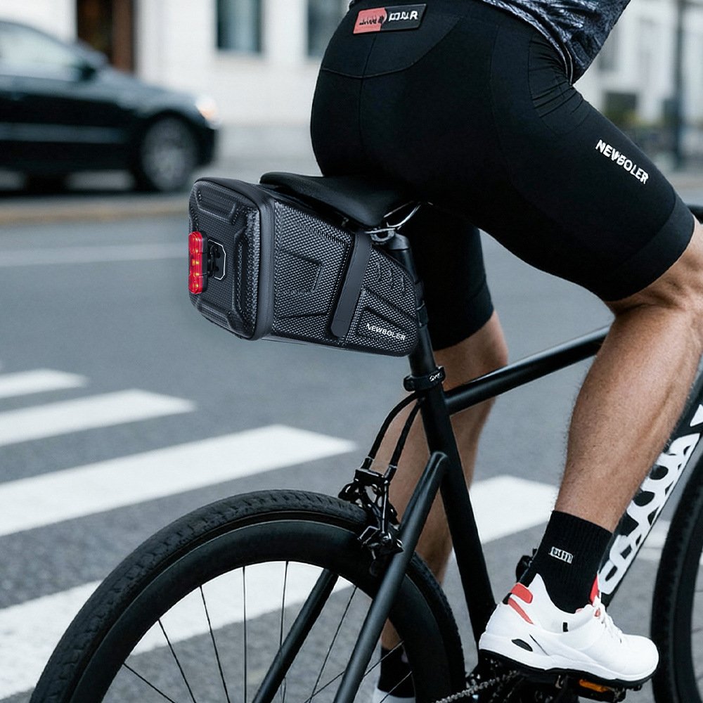 Waterproof Hard Shell Bike Saddle Bag