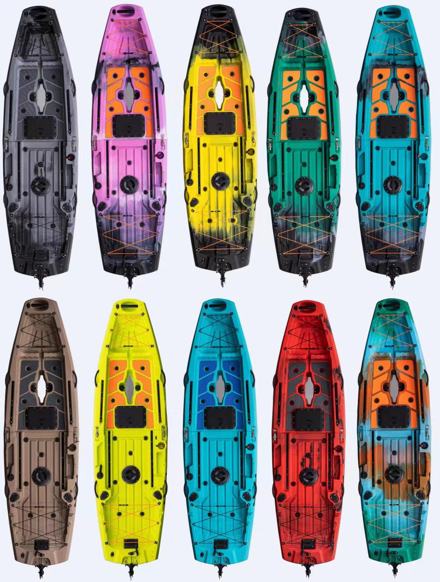 Color options of the modular kayak