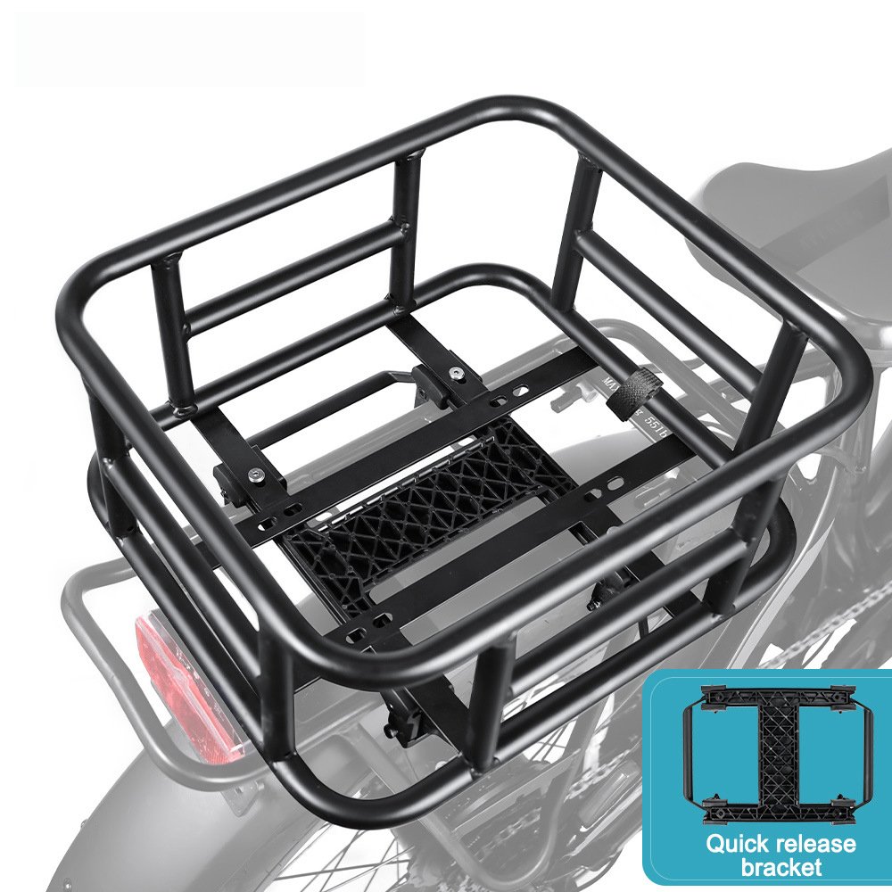 Electric Bike Rear Rack Basket